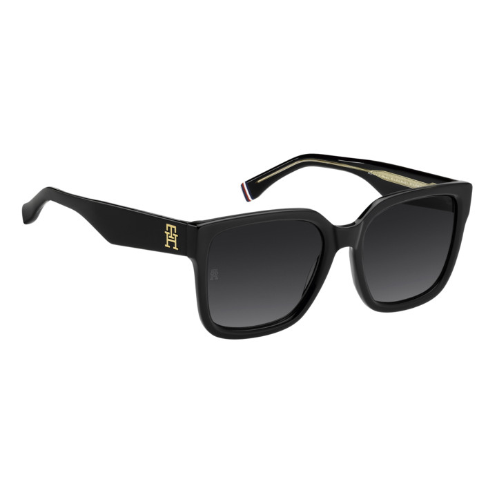 Lunettes de soleil Tommy Hilfiger TH 2342/S Black / verres Dark Grey Shaded (807-9O)
