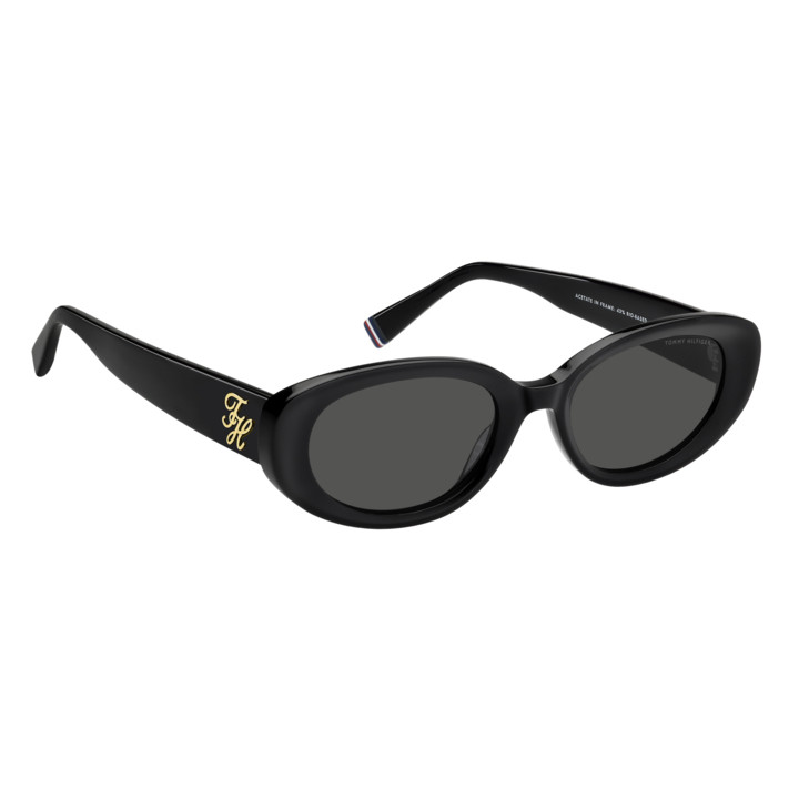 Lunettes de soleil Tommy Hilfiger TH 2344/S Black / verres Grey (807-IR)