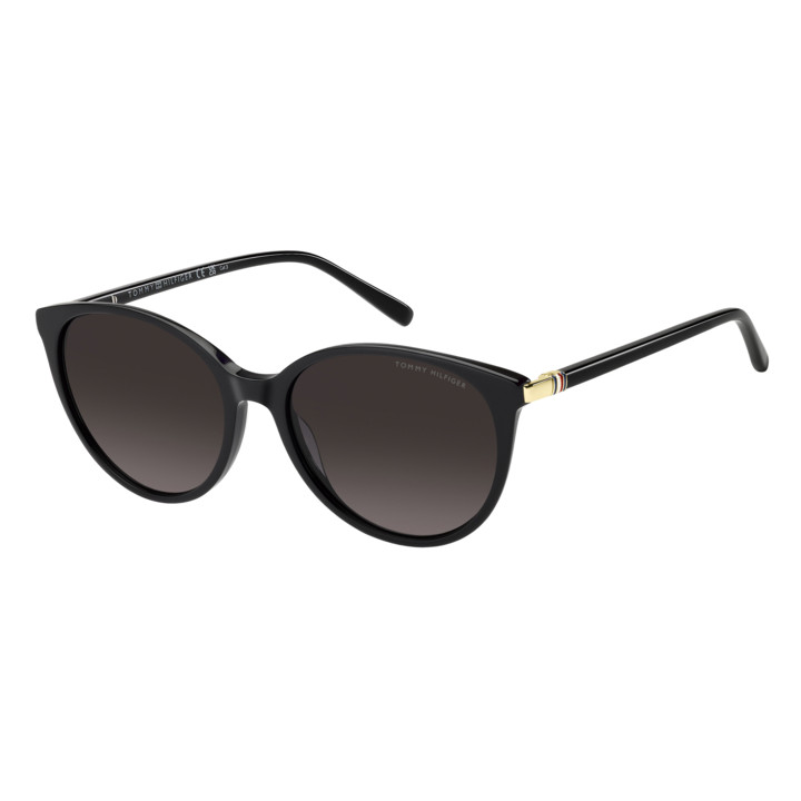 Lunettes de soleil Tommy Hilfiger TH 2350/S Black / verres Pink Doubleshade (807-3X)