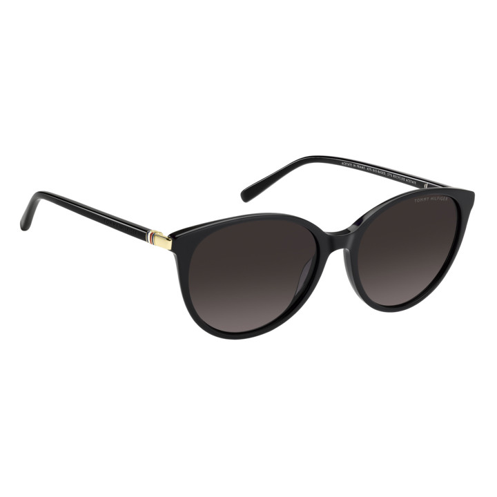 Lunettes de soleil Tommy Hilfiger TH 2350/S Black / verres Pink Doubleshade (807-3X)