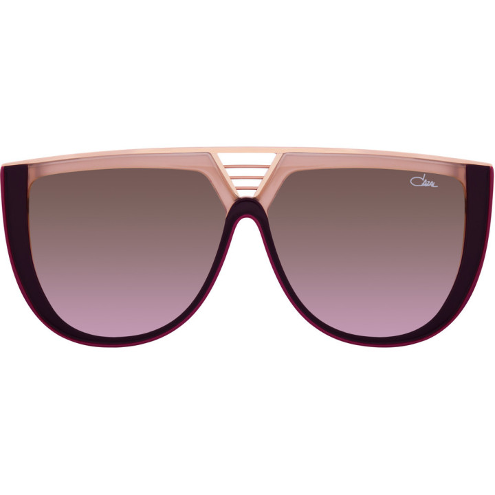 Cazal 8511 004 bordeaux-rosé or - vue de face