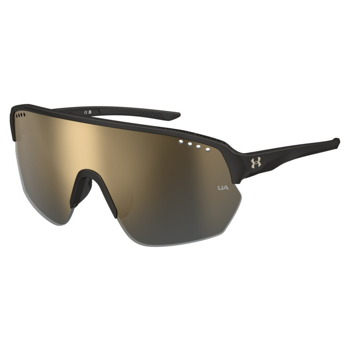 Lunettes de soleil Under Armour UA GAMEDAY II/G Metalized Black / verres Grey Bronze Mirror (ZK4-JO)