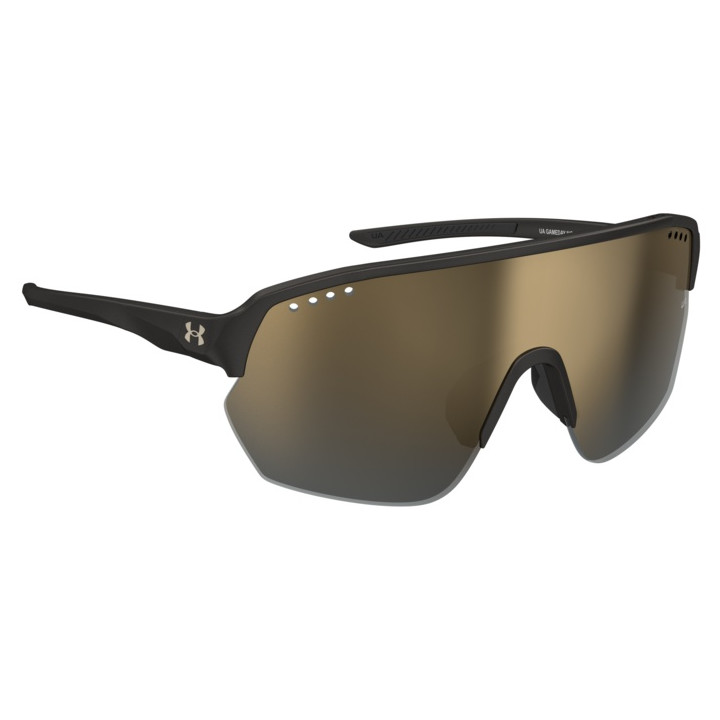 Lunettes de soleil Under Armour UA GAMEDAY II/G Metalized Black / verres Grey Bronze Mirror (ZK4-JO)