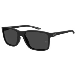 Lunettes de soleil Under Armour UA HUSTLE XL Matte Black / verres Grey (003-IR)