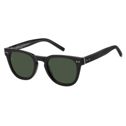 Lunettes de soleil Tommy Hilfiger TH 86/S Black / verres Green (807-QT)