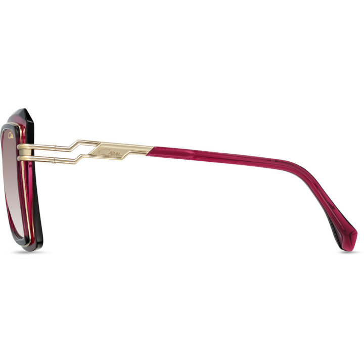 Cazal 8512 004 rouge-or - vue de profil