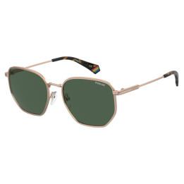 Lunettes de soleil Polaroid PLD 6214/S/XN Gold Copper / verres Green Polarized (DDB-UC)