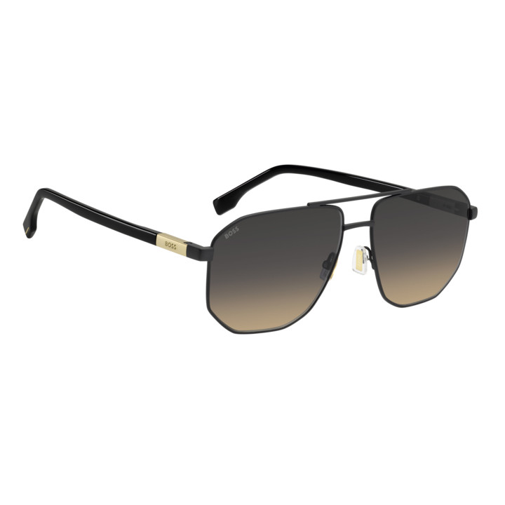 Lunettes de soleil BOSS 1832/S Matte Black / verres Grey Brown Doubleshade (003-PR)