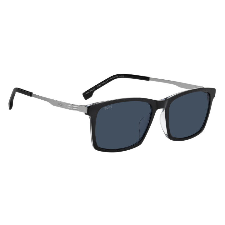Lunettes de soleil BOSS 1836/G/S Black Crystal / verres Blue (7C5-KU)