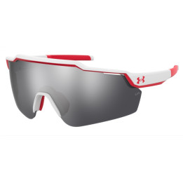 Lunettes de soleil Under Armour UA LEVELUP Matte Red White 2 / verres Silver Oleophobic (5SK-QI)