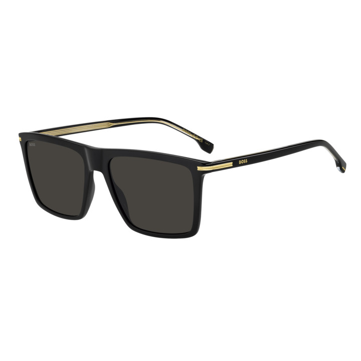 Lunettes de soleil BOSS 1844/S Black / verres Grey (807-IR)