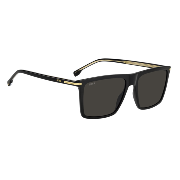 Lunettes de soleil BOSS 1844/S Black / verres Grey (807-IR)