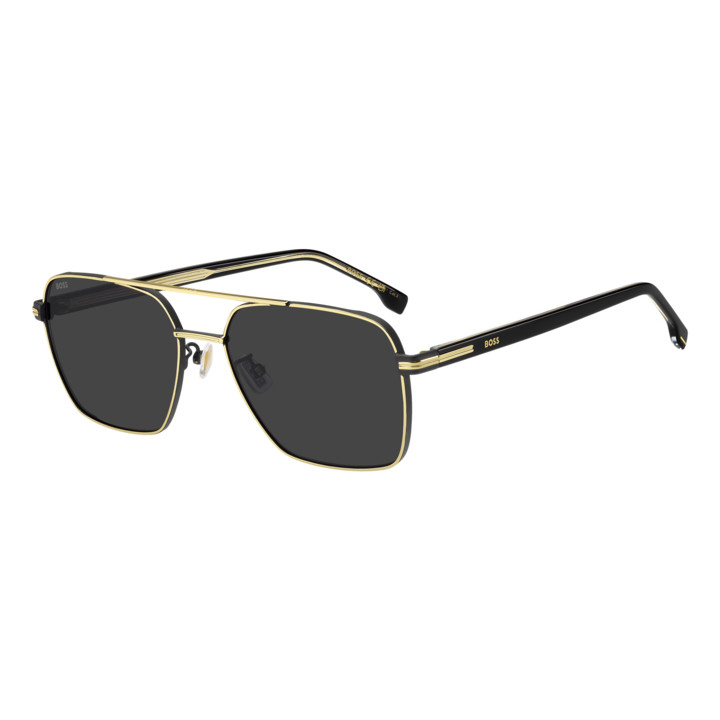 Lunettes de soleil BOSS 1846/G/S Black Gold / verres Grey (2M2-IR)