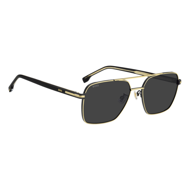 Lunettes de soleil BOSS 1846/G/S Black Gold / verres Grey (2M2-IR)