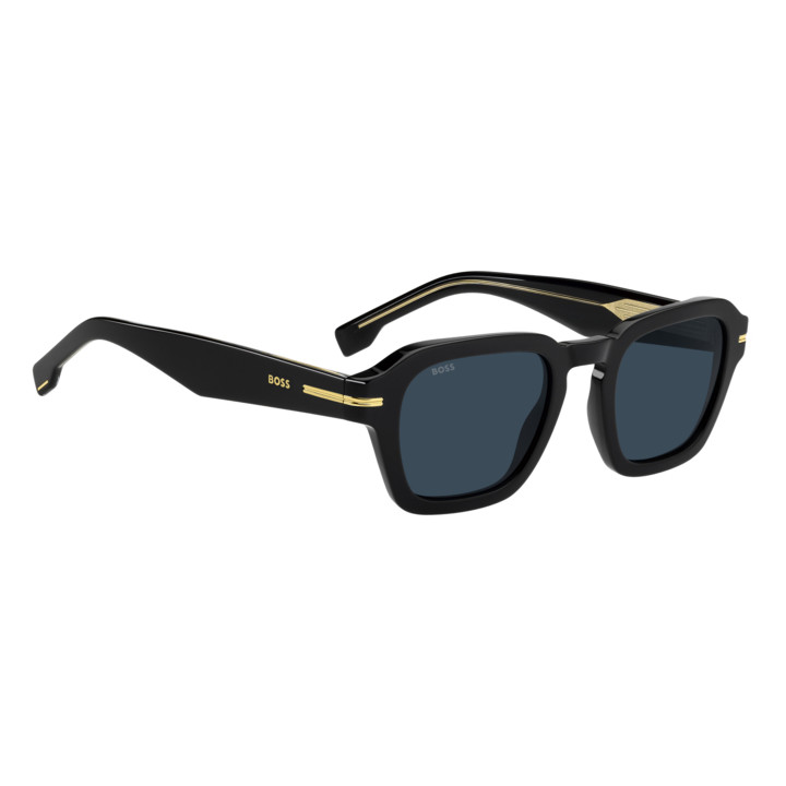 Lunettes de soleil BOSS 1853/S Black / verres Blue (807-KU)