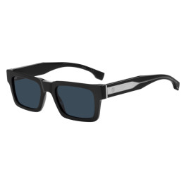 Lunettes de soleil BOSS 1855/S Black / verres Blue (807-KU)