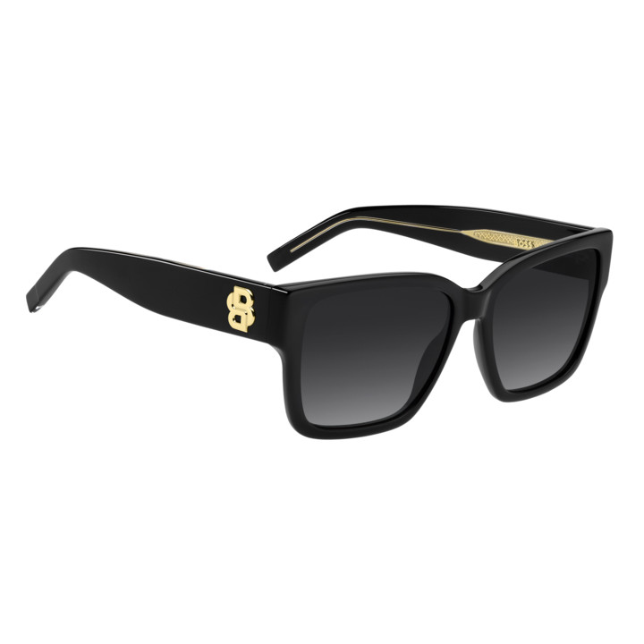 Lunettes de soleil BOSS 1860/S Black / verres Dark Grey Shaded (807-9O)