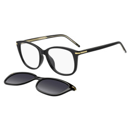 Lunettes de vue avec clip solaire BOSS 1862/G/C Black / verres Grey Shaded Polarized (807-WJ)