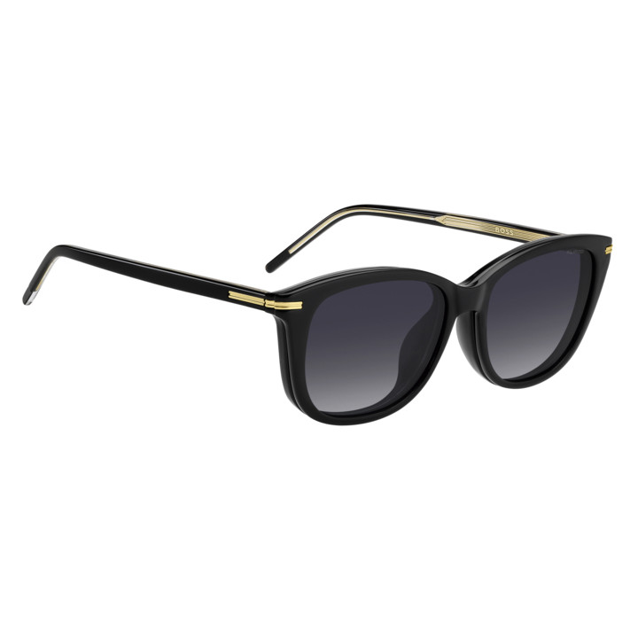 Lunettes de vue avec clip solaire BOSS 1862/G/C Black / verres Grey Shaded Polarized (807-WJ)
