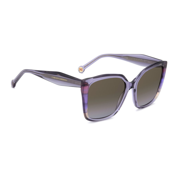 Lunettes de soleil Carolina Herrera HER 0339/S Lilac / verres Brown Violet Doubleshade (789-QR)
