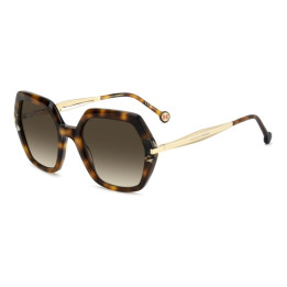 Lunettes de soleil Carolina Herrera HER 0347/S Light Havana / verres Brown Shaded (SX7-HA)