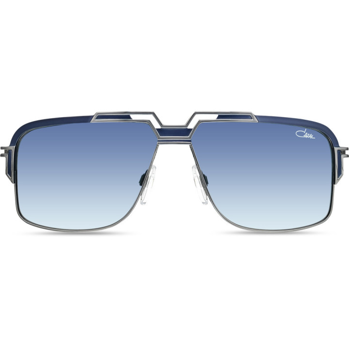 Cazal 9103 003 bleu nuit-gun métal - vue de face