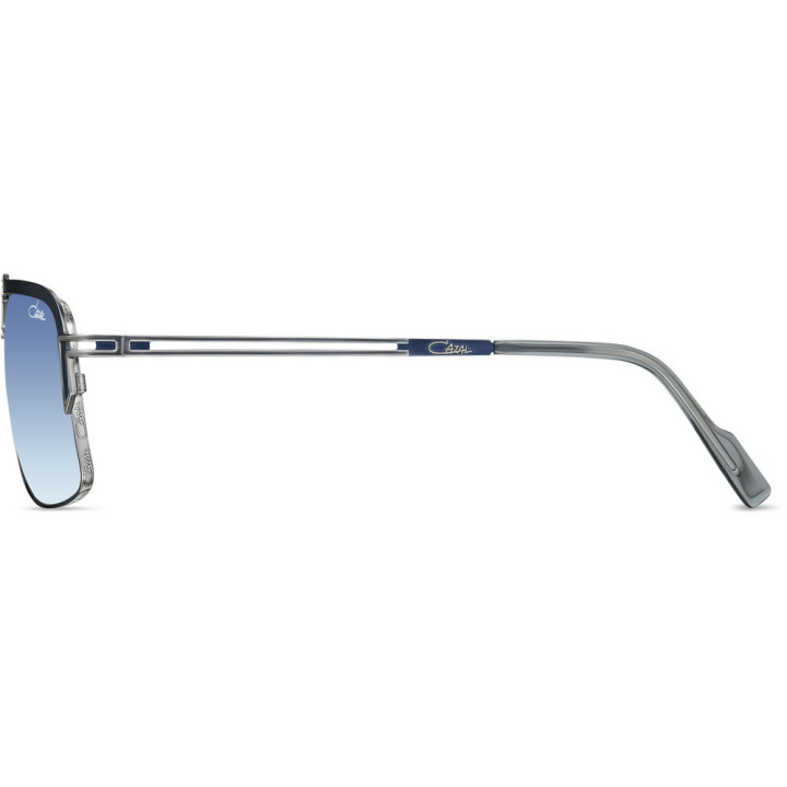 Cazal 9103 003 bleu nuit-gun métal - vue de profil