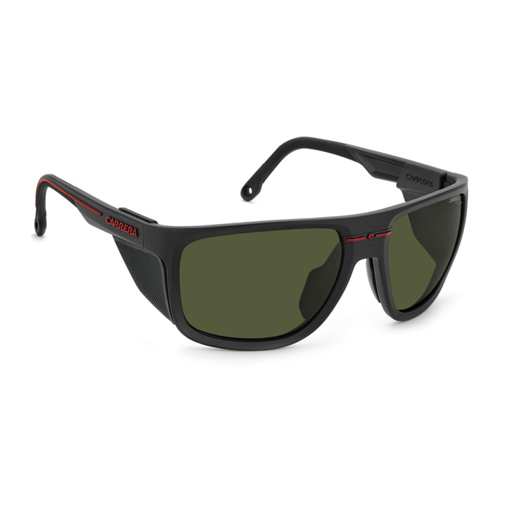 Lunettes de soleil Carrera C SPORT 08/S/XT Matte Black Red / verres Green Polarized (BLX-UC)