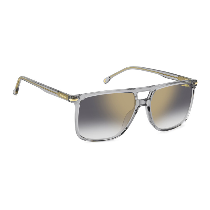 Lunettes de soleil Carrera 366/S Grey / verres Grey Shaded Gold Mirror (KB7-FQ)