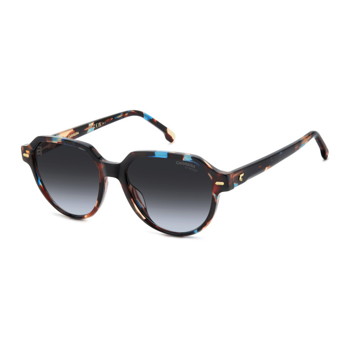 Lunettes de soleil Carrera 3068/S Teal Havana / verres Dark Grey Shaded (CVT-9O)