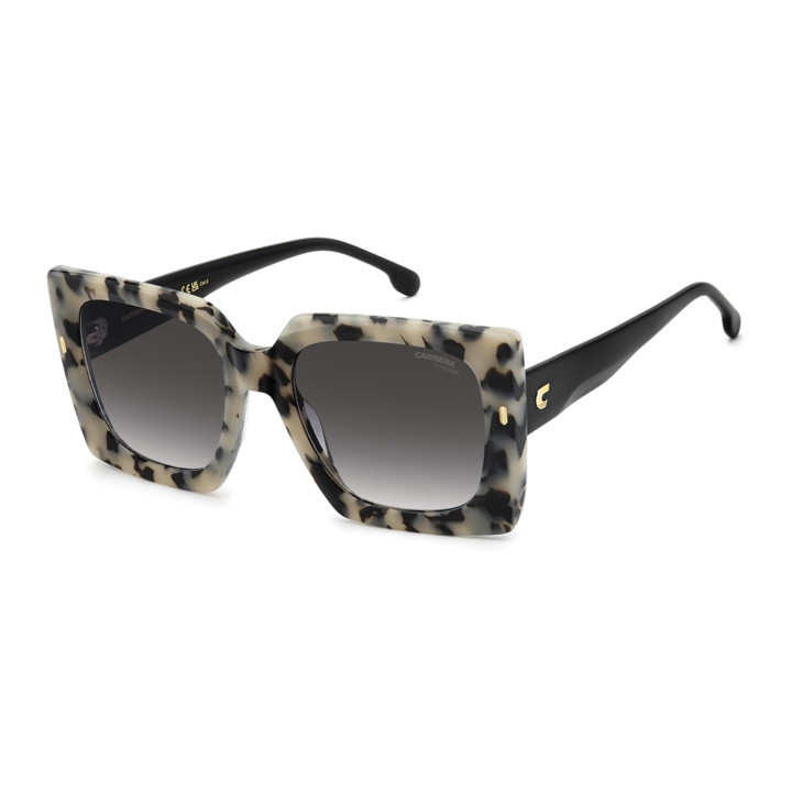 Lunettes de soleil Carrera 3072/S White Havana / verres Dark Grey Shaded (AHF-9O)