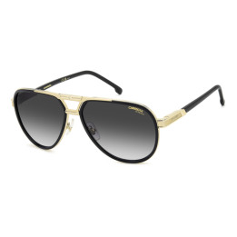 Lunettes de soleil Carrera 1076/S Black Gold / verres Dark Grey Shaded (2M2-9O)