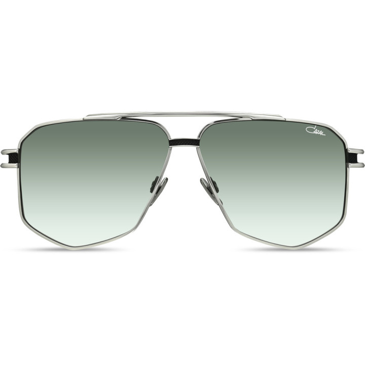 Cazal 9110 002 noir-argent mat - vue de face