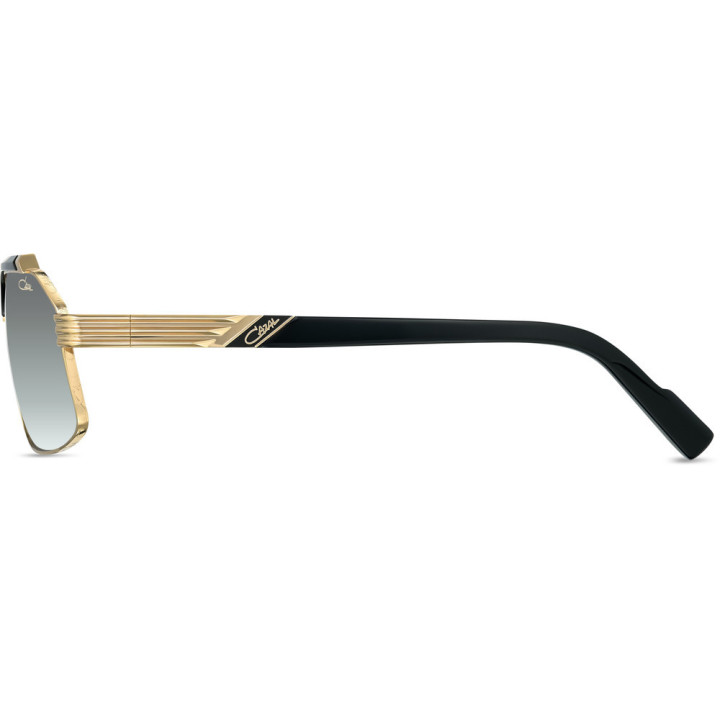 Cazal 9109 001 noir-or - vue de profil