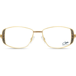 Cazal 1296 001 bleu nuit-or - vue de face