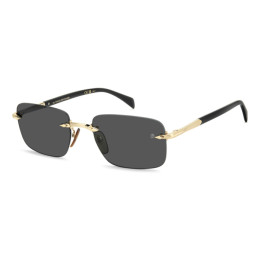 Lunettes de soleil David Beckham DB 1195/S Gold Black 2 / verres Grey (RHL-IR)