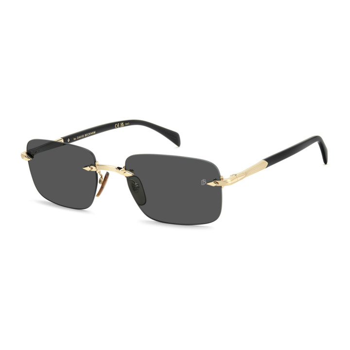 Lunettes de soleil David Beckham DB 1195/S Gold Black 2 / verres Grey (RHL-IR)