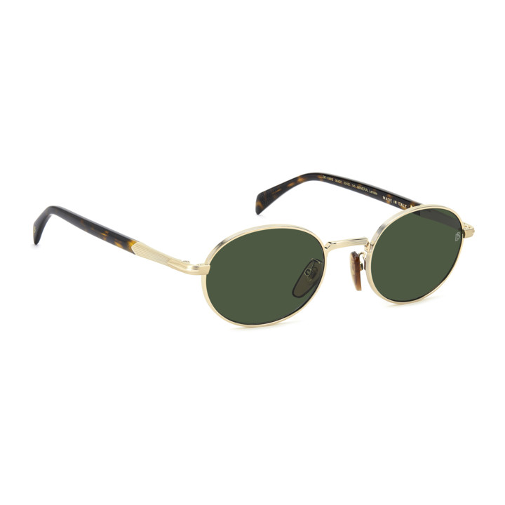 Lunettes de soleil David Beckham DB 1196/S Gold Havana / verres Green Lightgreen Antireflex (06J-O7)
