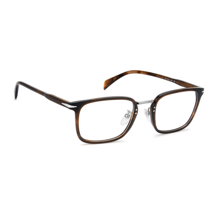 Lunettes de vue David Beckham DB 1211/G Brown Horn Ruthenium (6C5)
