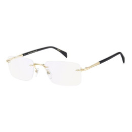 Lunettes de vue David Beckham DB 1202 Gold Black 2 / verres Blue Mirror (RHL-2Y)