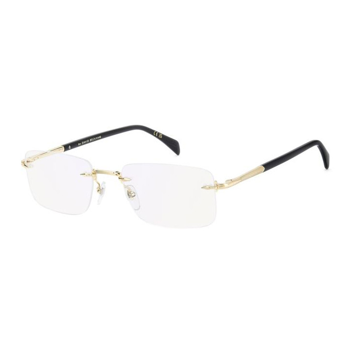 Lunettes de vue David Beckham DB 1202 Gold Black 2 / verres Blue Mirror (RHL-2Y)