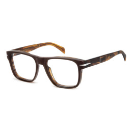 Lunettes de vue David Beckham DB 7020/CRAFTED Brown Horn (EX4)