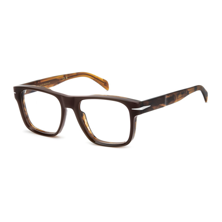 Lunettes de vue David Beckham DB 7020/CRAFTED Brown Horn (EX4)