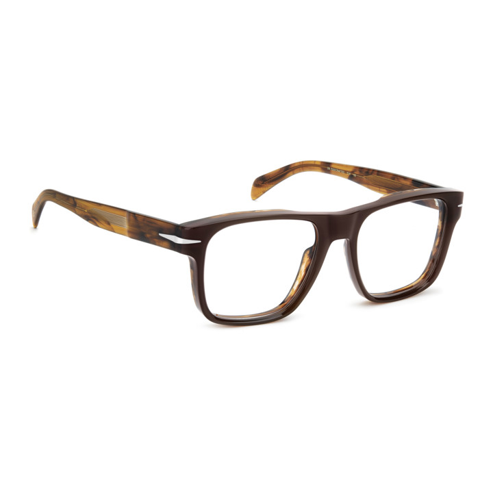 Lunettes de vue David Beckham DB 7020/CRAFTED Brown Horn (EX4)