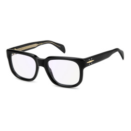 Lunettes de vue David Beckham DB 7156 Black / verres Blue Mirror (807-2Y)