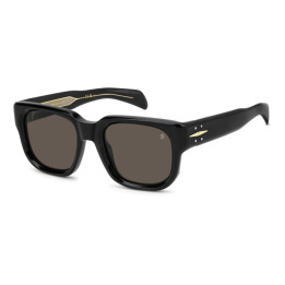 Lunettes de soleil David Beckham DB 7146/S Black / verres Grey (807-IR)