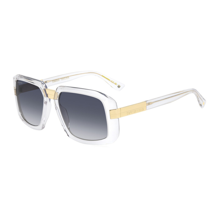 Lunettes de soleil Dsquared2 D2 0178/S Crystal / verres Dk Blue Shaded (900-08)