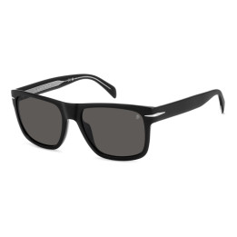 Lunettes de soleil David Beckham DB 7150/S Black / verres Grey Polarized (807-M9)