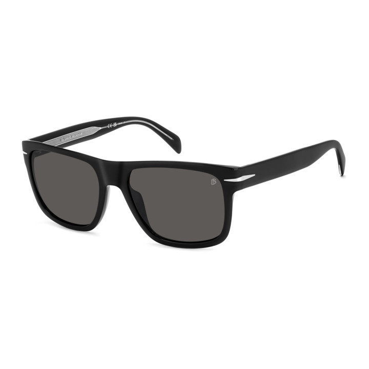 Lunettes de soleil David Beckham DB 7150/S Black / verres Grey Polarized (807-M9)