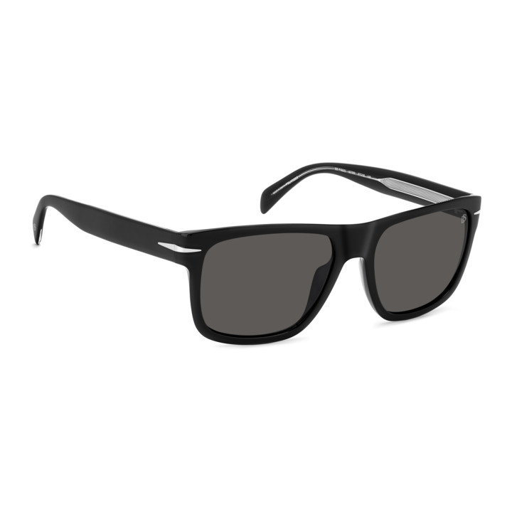 Lunettes de soleil David Beckham DB 7150/S Black / verres Grey Polarized (807-M9)